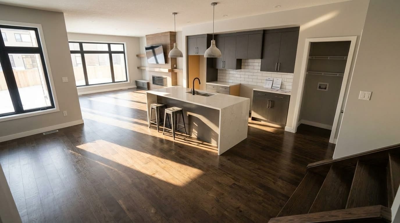 Post-construction clean, Markham — After — handover ready
